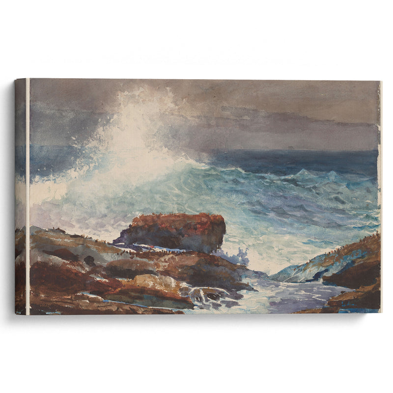 Incoming Tide, Scarboro, Maine (1883) - Winslow Homer - Canvas Print