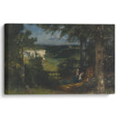 Femme dans un hamac - Gustave Courbet - Canvas Print