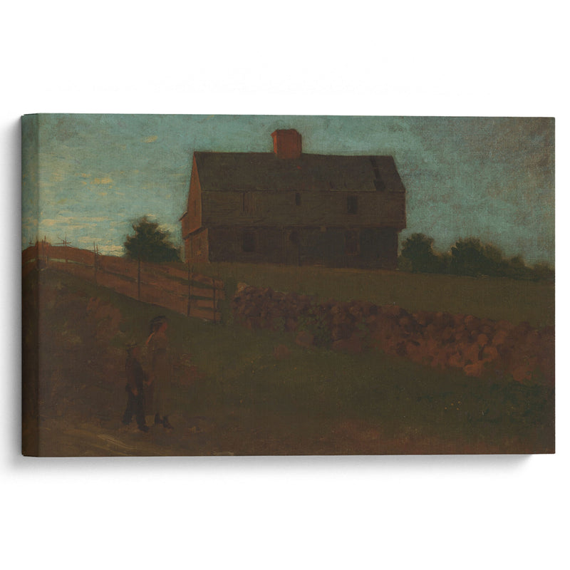 Garrison House, York, Maine (1875) - Winslow Homer - Canvas Print