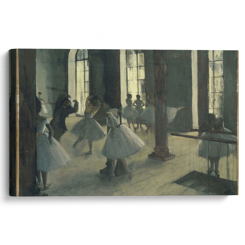 La Répétition Au Foyer De La Danse - Edgar Degas - Canvas Print