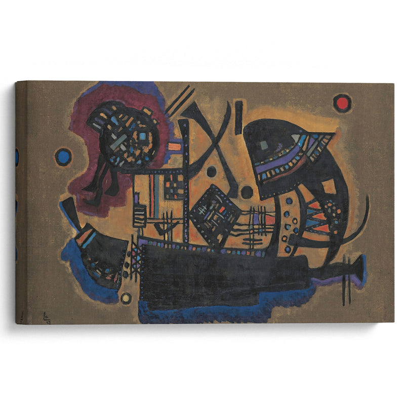 Geflecht (Woven) (1927) - Wassily Kandinsky - Canvas Print