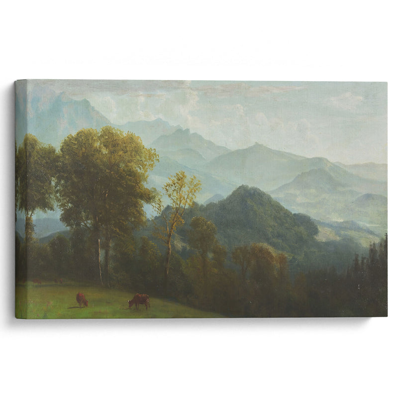 Lucerne, Switzerland - Albert Bierstadt - Canvas Print