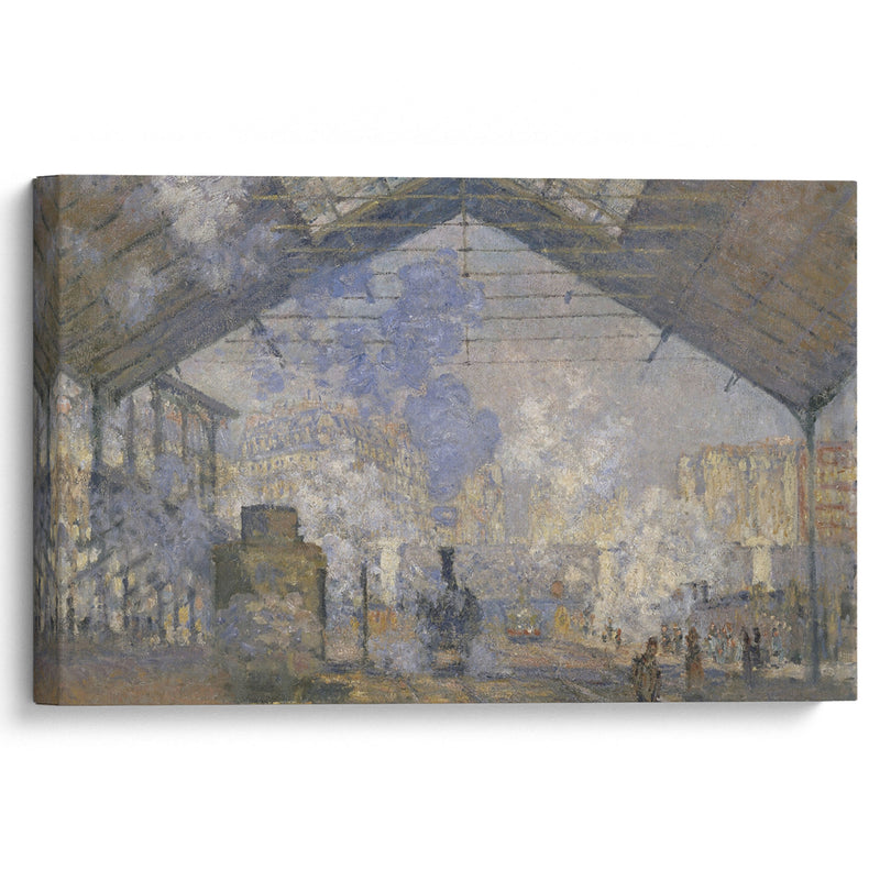 The Saint-Lazare Station (1877) - Claude Monet - Canvas Print