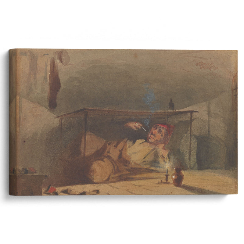 Sam Weller’s Landlord in the Fleet (1853-1854) - James Abbott McNeill Whistler - Canvas Print