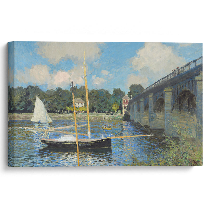 The Bridge at Argenteuil (1874) - Claude Monet - Canvas Print