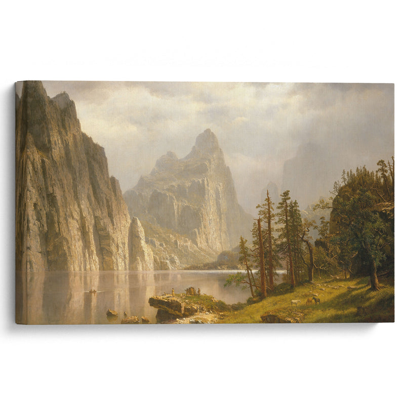 Merced River, Yosemite Valley (1866) - Albert Bierstadt - Canvas Print