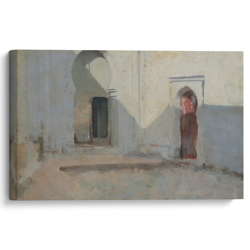 Courtyard, Tetuan, Morocco (between 1879 and 1880) - John Singer Sargent - Canvas Print