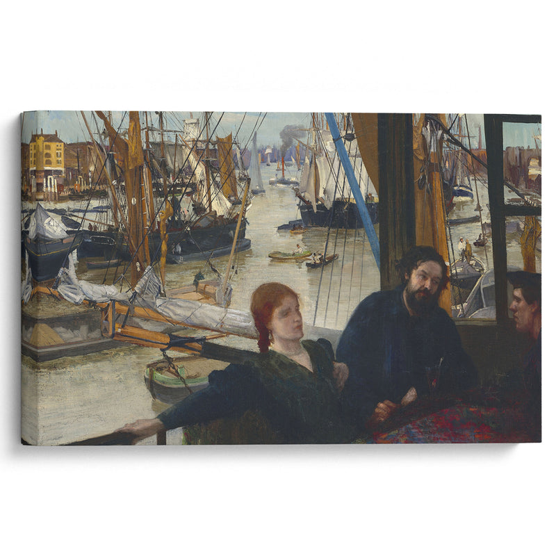 Wapping (1860-1864) - James Abbott McNeill Whistler - Canvas Print