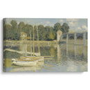 The Argenteuil Bridge (1874) - Claude Monet - Canvas Print