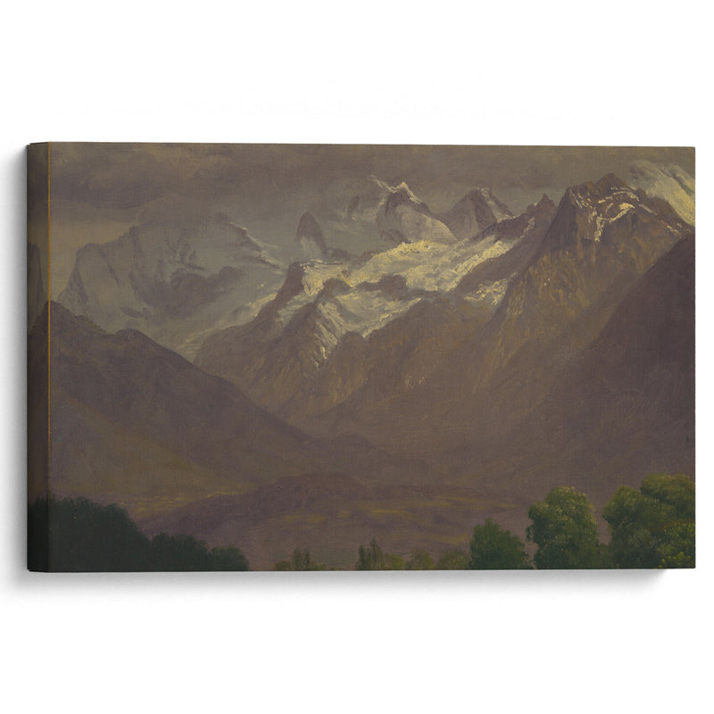 In the High Mountains - Albert Bierstadt - Canvas Print