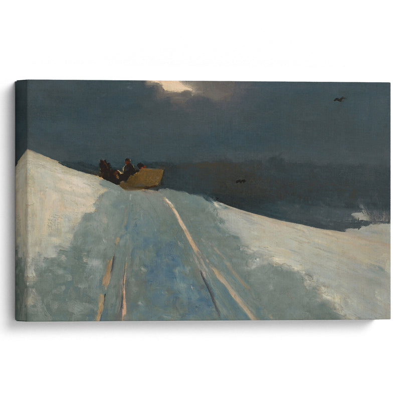 Sleigh Ride (C. 1890–95) - Winslow Homer - Canvas Print