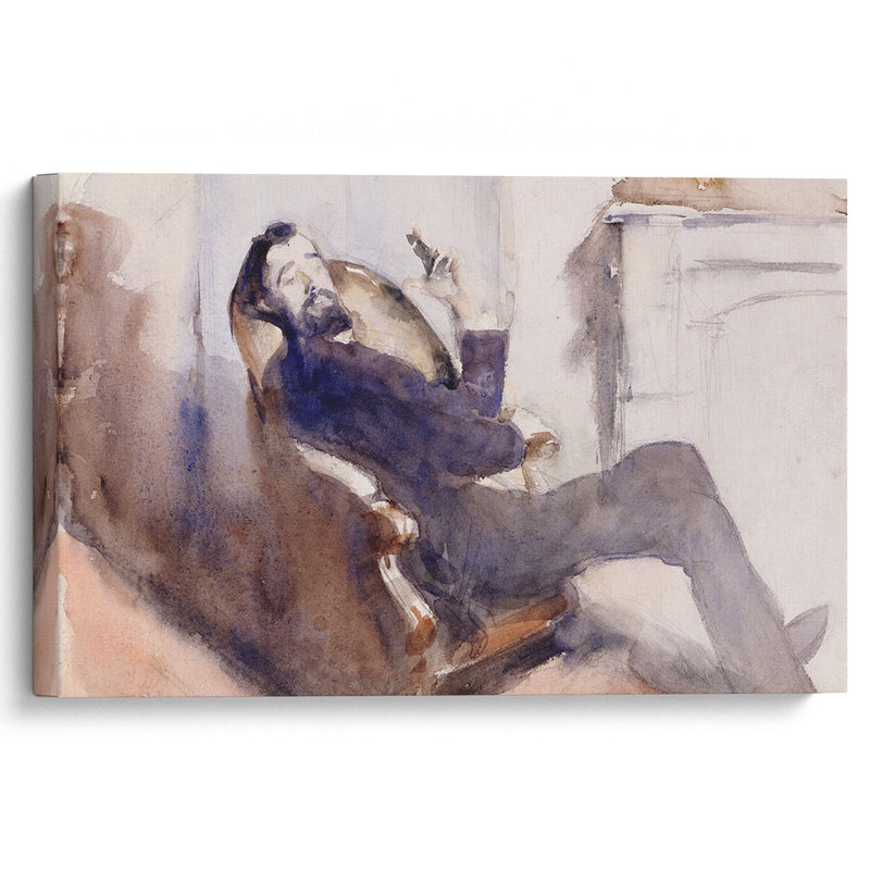 Portrait of Paul-César Helleu (1882-1885) - John Singer Sargent - Canvas Print