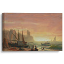 The Fishing Fleet (1862) - Albert Bierstadt - Canvas Print