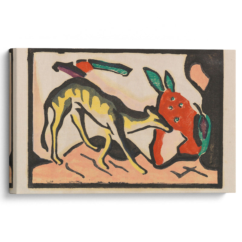 Der Blaue Reiter (1912) - Wassily Kandinsky - Canvas Print