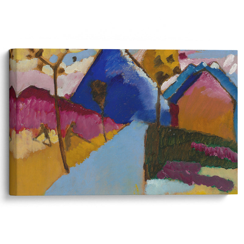 Kochel – Straight Street (1909) - Wassily Kandinsky - Canvas Print