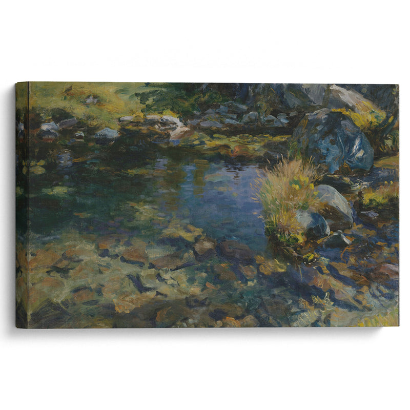 Alpine Pool (1907) - John Singer Sargent - Canvas Print