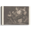 After Vice Comes Fornication [Simpleton] (Tras el Vicio Viene el Fornicio [Bobalicón]) (ca. 1813-1820) - Francisco de Goya - Canvas Print