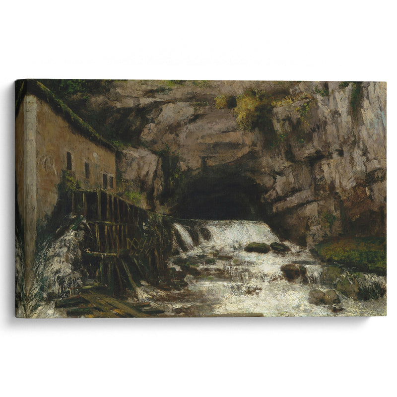 The Source of the Loue (1864) - Gustave Courbet - Canvas Print