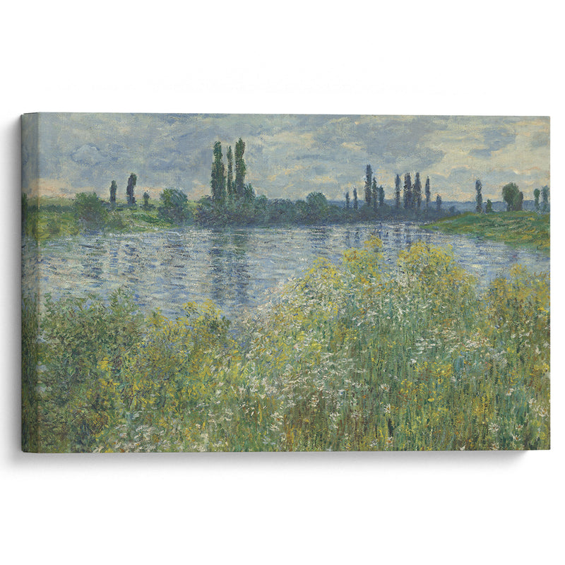 Banks of the Seine,Vétheuil (1880) - Claude Monet - Canvas Print