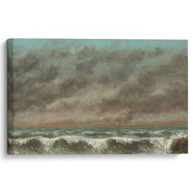 Marine (1869) - Gustave Courbet - Canvas Print