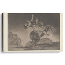 A Woman and a Horse, Let Someone Else Master Them [The Horse-Abductor] (La Mujer y el Potro, Que los Dome Otro [El Caballo Raptor]) (ca. 1813-1820) - Francisco de Goya - Canvas Print