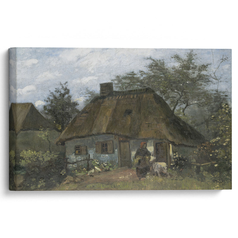 Farmhouse in Nuenen (1885) - Vincent van Gogh - Canvas Print