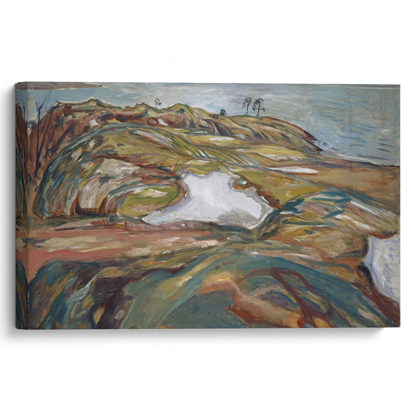 Coastal Landscape (1918) - Edvard Munch - Canvas Print