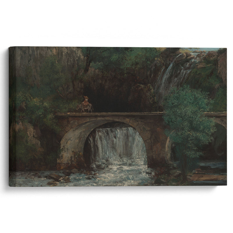 The Great Bridge (1864) - Gustave Courbet - Canvas Print