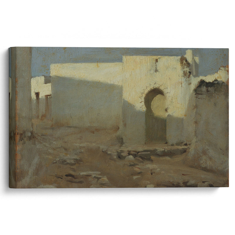 Moorish Buildings in Sunlight (between 1879 and 1880) - John Singer Sargent - Canvas Print