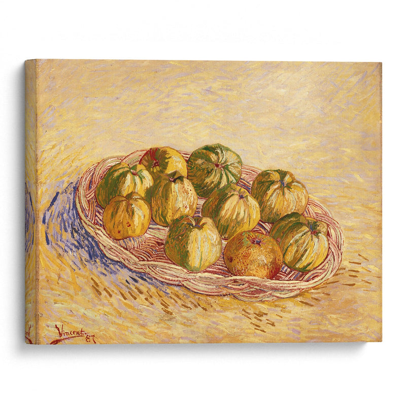 Still Life, Basket of Apples (1887) - Vincent van Gogh - Canvas Print - UAIO LMT