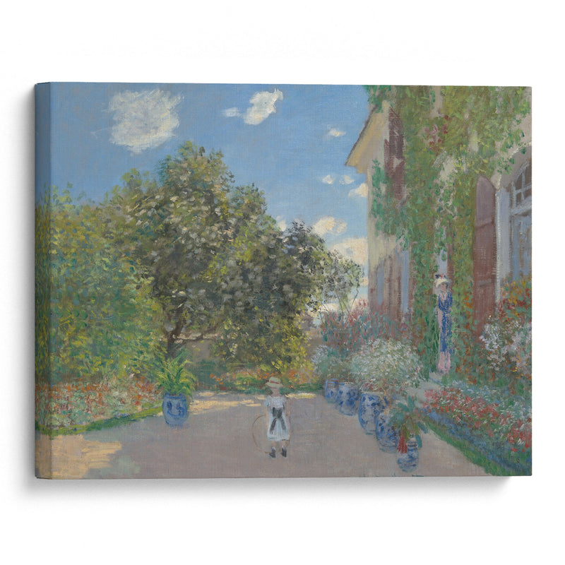 The Artist’s House at Argenteuil (1873) - Claude Monet - Canvas Print