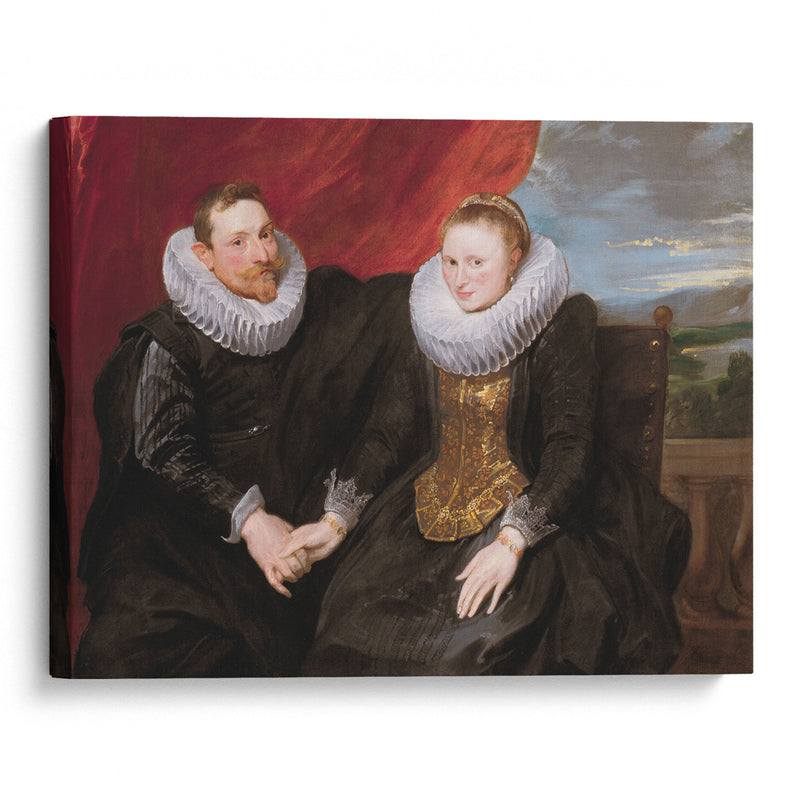 A Married Couple (circa 1620) - Anthony van Dyck - Canvas Print