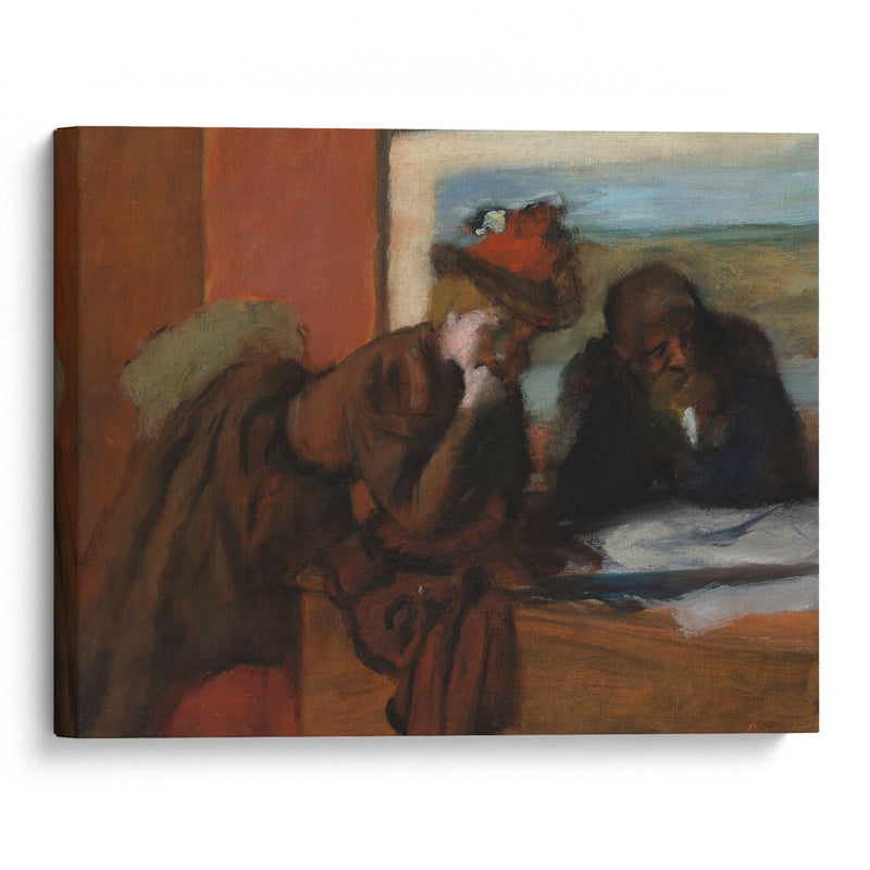 The Conversation (1885–95) - Edgar Degas - Canvas Print