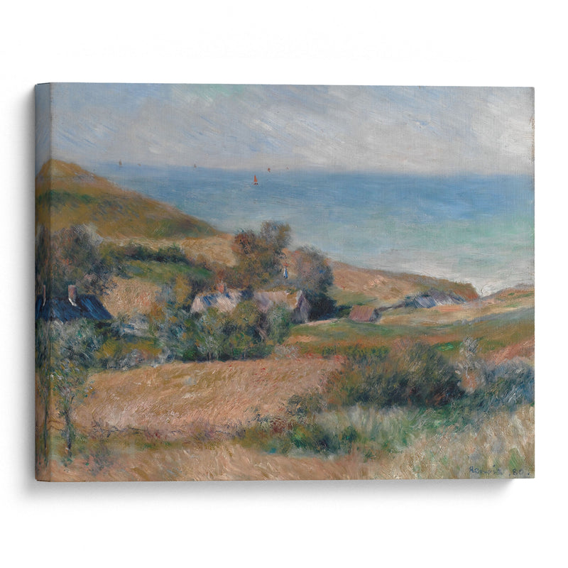 View of the Seacoast near Wargemont in Normandy (1880) - Pierre-Auguste Renoir - Canvas Print