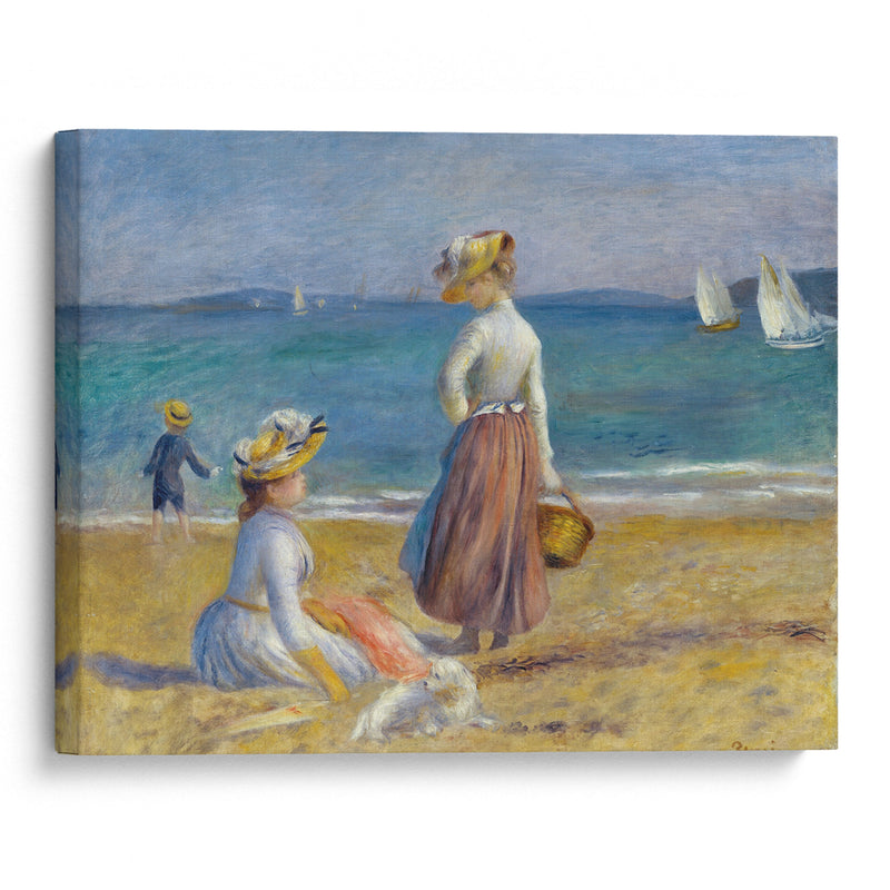 Figures on the Beach (1890) - Pierre-Auguste Renoir - Canvas Print