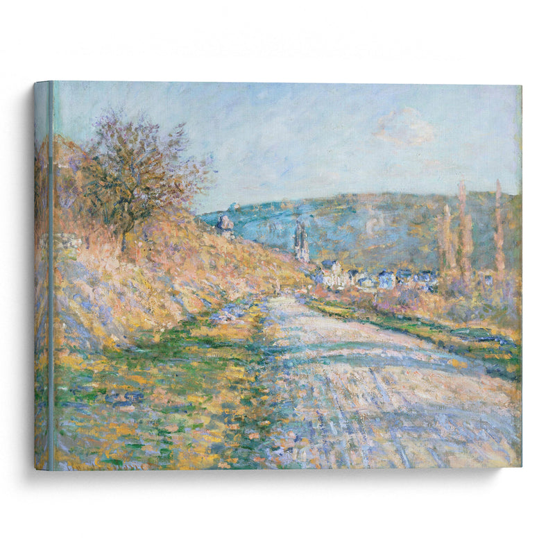 The Road to Vétheuil (1879) - Claude Monet - Canvas Print