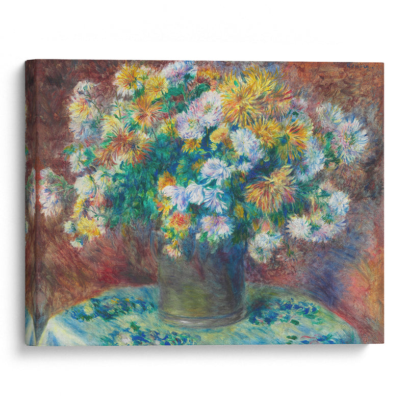 Chrysanthemums (1881) - Pierre-Auguste Renoir - Canvas Print