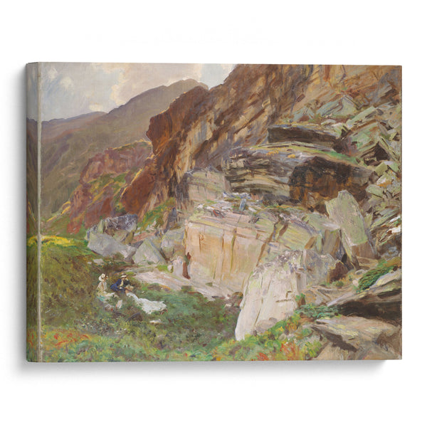 In the Simplon Valley (circa 1909-1911) - John Singer Sargent - Canvas Print