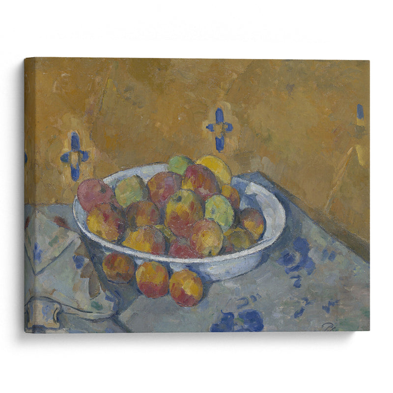 The Plate of Apples (c. 1877) - Paul Cézanne - Canvas Print