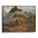 Study of Rocky Mountains - Albert Bierstadt - Canvas Print