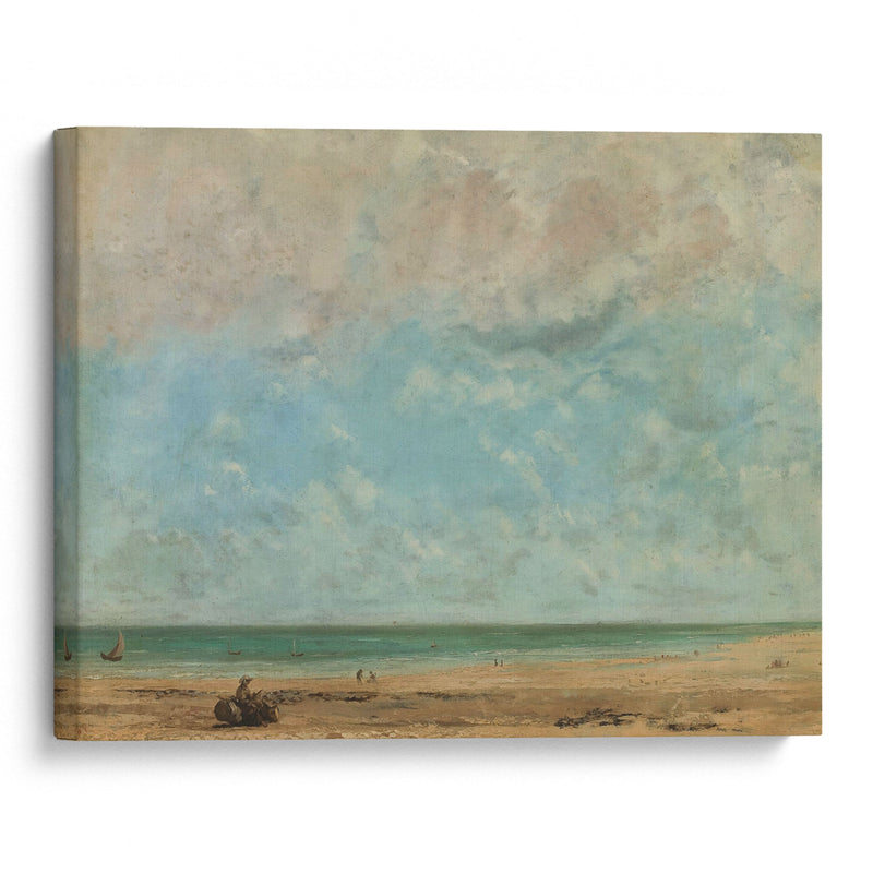 Seaside landscape (1863) - Gustave Courbet - Canvas Print