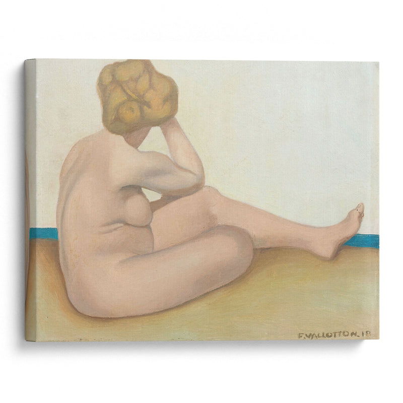 Baigneuse Assise Sur Le Sable (1918) - Félix Vallotton - Canvas Print