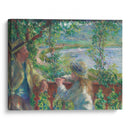 Near the Lake (1879) - Pierre-Auguste Renoir - Canvas Print
