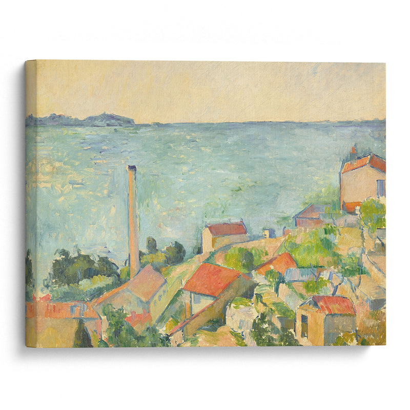 La mer à l’Estaque (1878-1879) - Paul Cézanne - Canvas Print