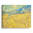 Wheat Field Behind Saint-Paul Hospital with a Reaper (1889) - Vincent van Gogh - Canvas Print