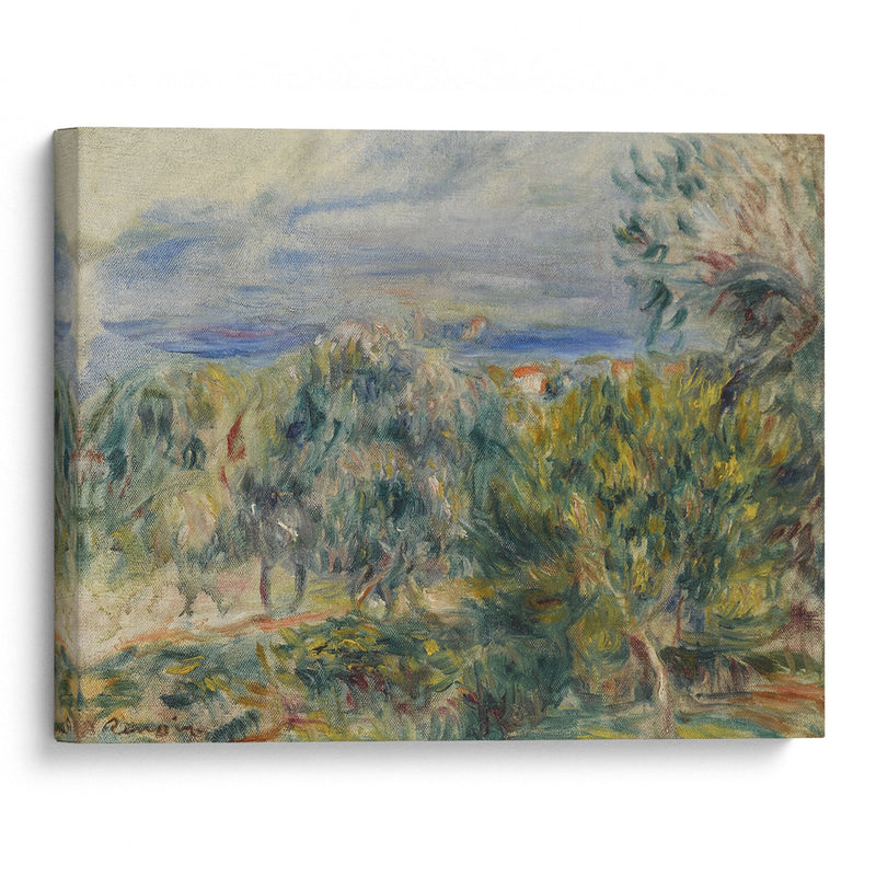 Paysage à Cagnes (circa 1910) - Pierre-Auguste Renoir - Canvas Print