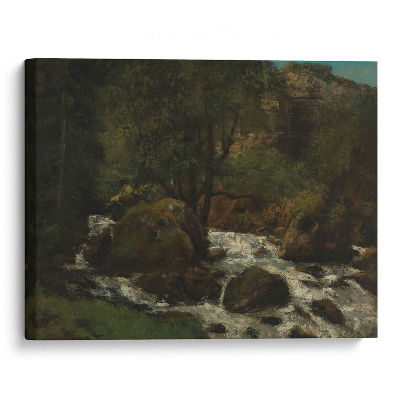 Forest Brook, Jura (ca. 1860s) - Gustave Courbet - Canvas Print