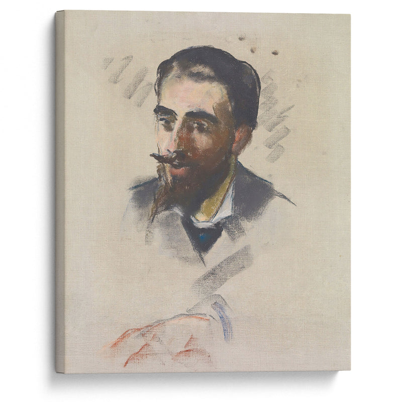 Jeune Homme À Barbe Blonde (circa 1881) - Édouard Manet - Canvas Print