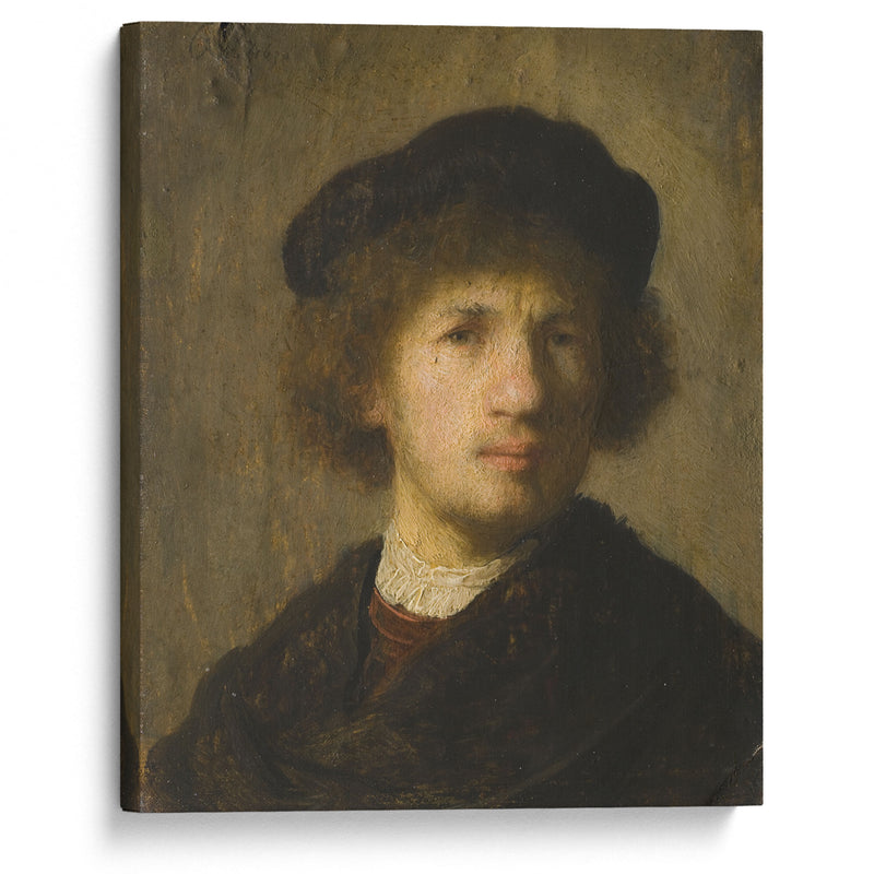 Self-portrait (1630) - Rembrandt van Rijn - Canvas Print