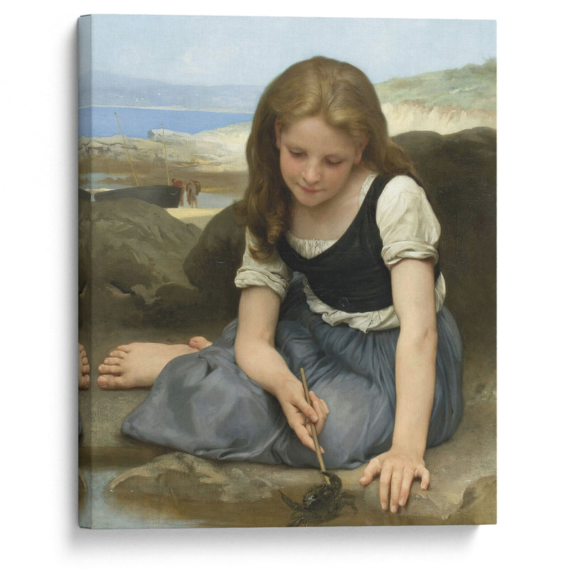 Le Crabe (1869) - William Bouguereau - Canvas Print